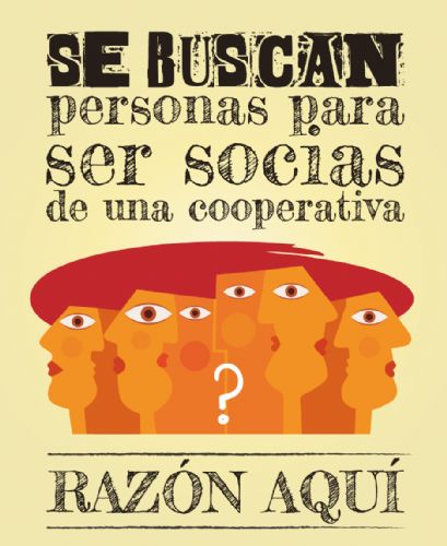 Se buscan personas para ser socias de una cooperativa, razn aqu