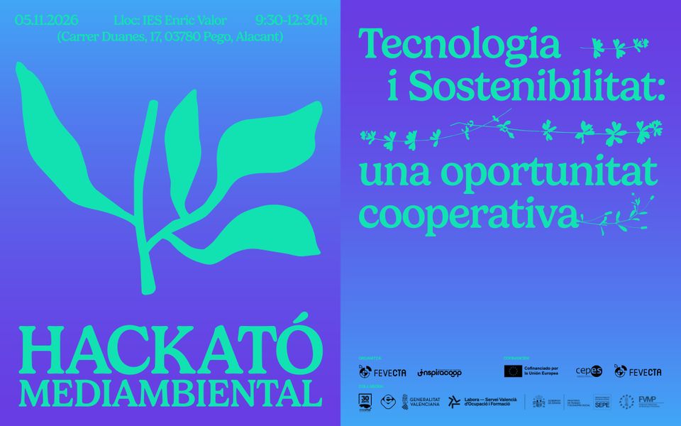 Hackatón Medioambiental en Pego: ‘Tecnología y Sostenibilidad, una oportunidad cooperativa’