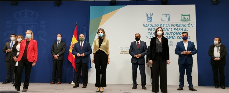 La ministra de Trabajo y Economía Social presenta el Plan de impulso a la Formación Profesional para autónomos y Economía Social