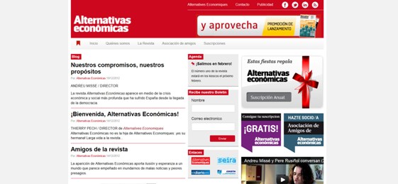 Naix la revista Alternatives Econòmiques sota la forma de cooperativa de treball associat