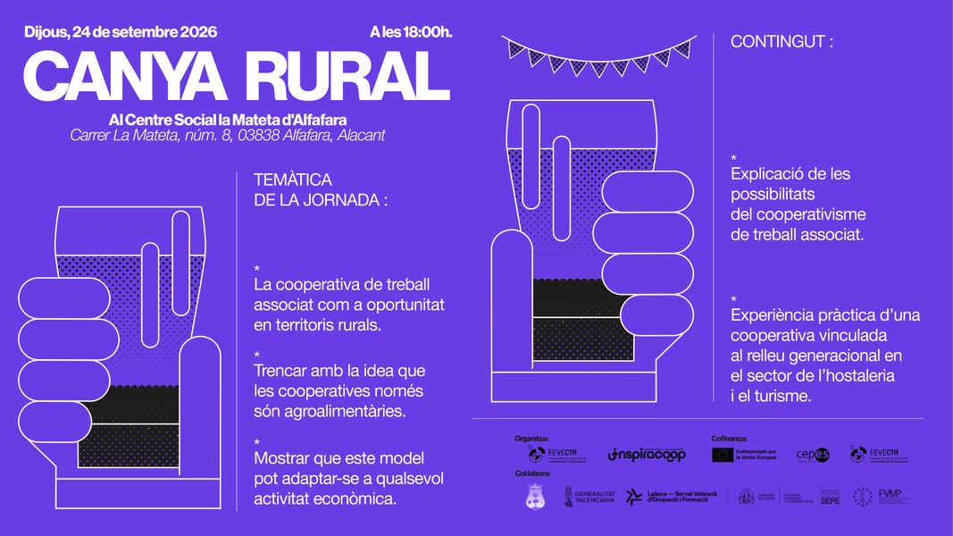 ‘Caña Rural’ en Alfafara (Alicante)
