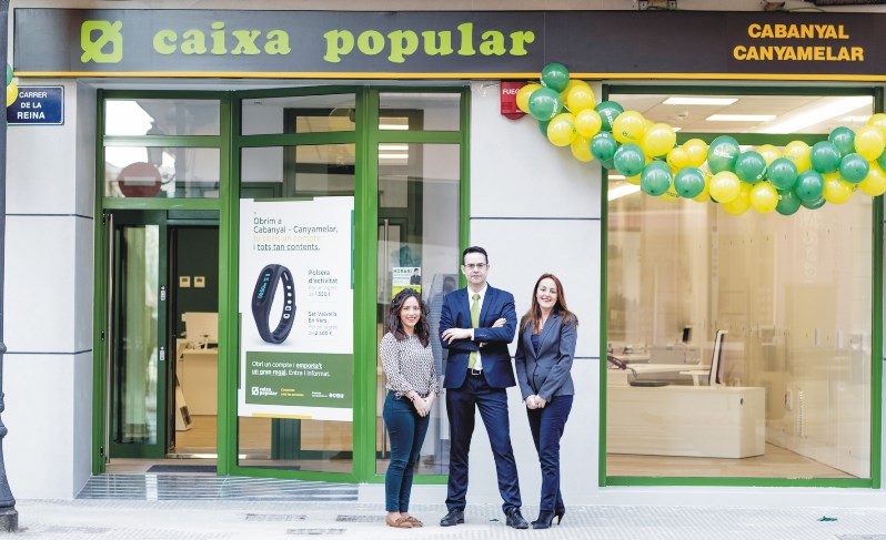 Caixa Popular arriba amb nova oficina a Cabanyal-Canyamelar