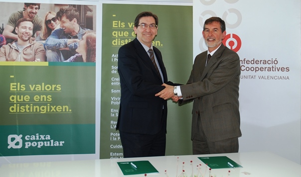 La Confederació de Cooperatives i Caixa Popular signen un acord per a fomentar i divulgar el cooperativisme en la Comunitat Valenciana