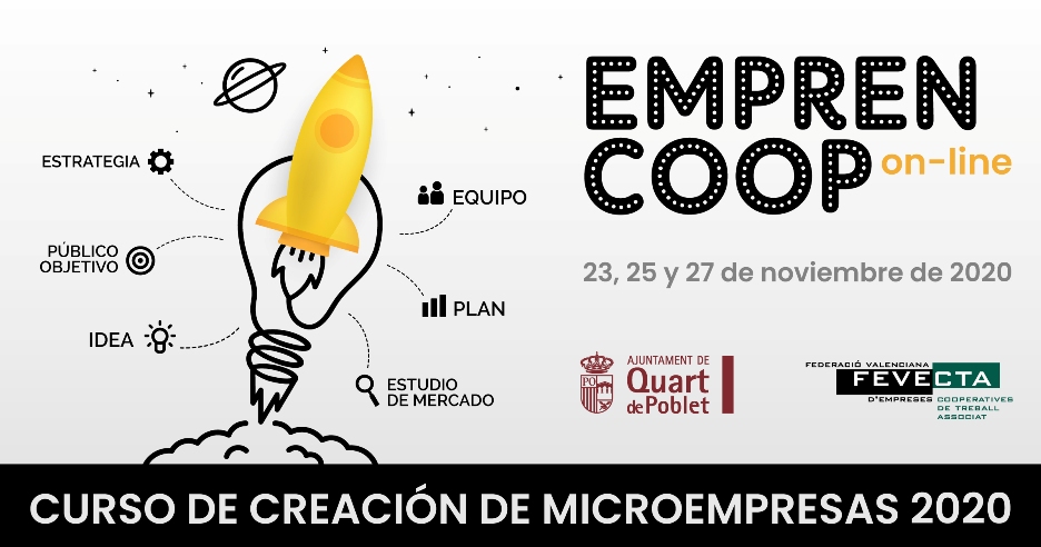 L'ajuntament de Quart de Poblet llança el curs EMPRENCOOP