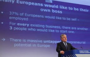 La CE presenta el Plan de Acción de Emprendimiento 2020 de la Unión Europea
