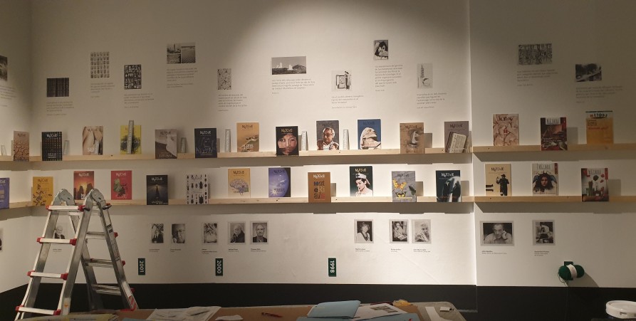 Las cooperativas Collage-no y Simbols, encargadas de dar forma a la exposición «Mètode: 100 números de ciencia» de la UV