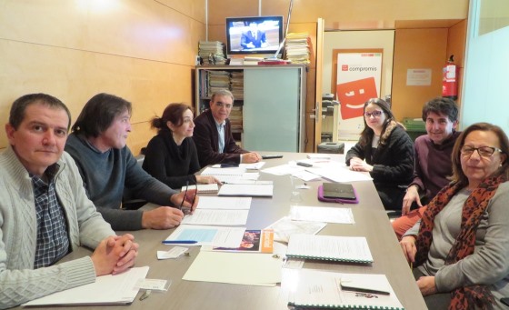 La UCEV avala l'ensenyament públic que fan les cooperatives en la seua reunió amb la coalició compromís