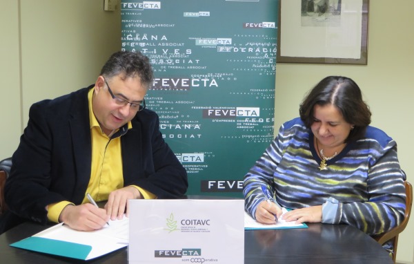 FEVECTA i el Col·legi Oficial d'Enginyers Tècnics Agrícoles i Graduats signen un acord de col•laboració