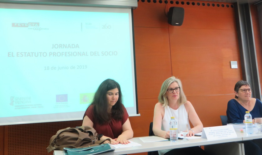 FEVECTA i l'ICAV celebren una jornada sobre l'Estatut Professional del soci en les cooperatives