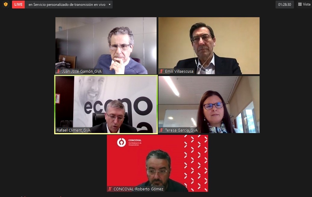 Climent aposta per multiplicar esforços en polítiques públiques per a fer avançar el model cooperatiu valencià