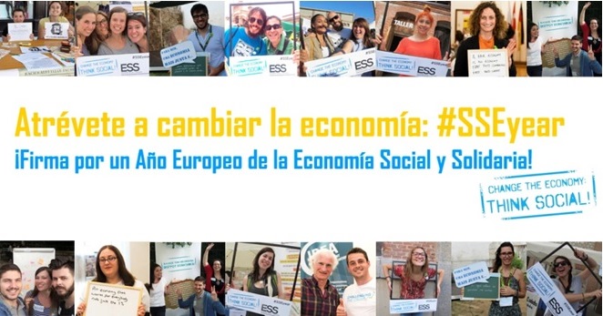 Economistes sense Fronteres i altres col·lectius europeus llancen una campanya per aconseguir un Any Europeu sobre Economia Social i Solidària