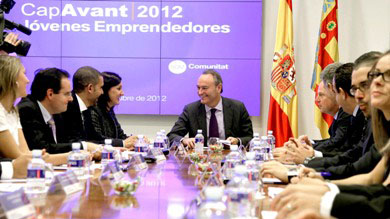 El Consell unirà en un portal web tota la informació d'emprenedors de la Comunitat 