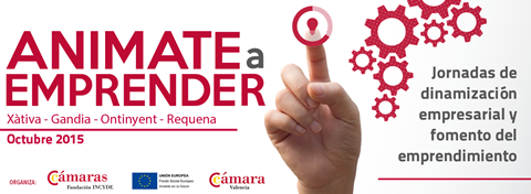 'Anima't a Emprendre', quatre jornades per fomentar l'emprenedoria a Xàtiva, Gandia, Ontinyent i Requena