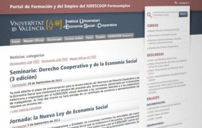 OBERT EL PERÍODE DE PREINSCRIPCIÓ AL MÀSTER OFICIAL EN ECONOMIA SOCIAL (Cooperatives i Entitats No Lucratives) Curs 2014-2015 
