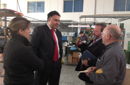 El president de FEVECTA visita les cooperatives Uniplan i Serlicoop